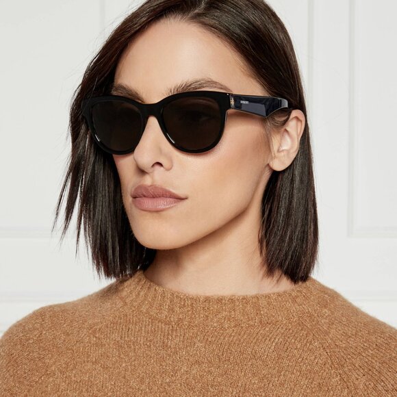 Burberry BE4432U 412287 Square Sunglasses - Vintage Check/Grey main image 8